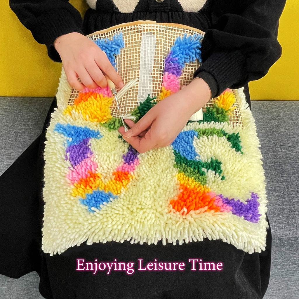 Yin and Yang Latch Hook Rug Kit