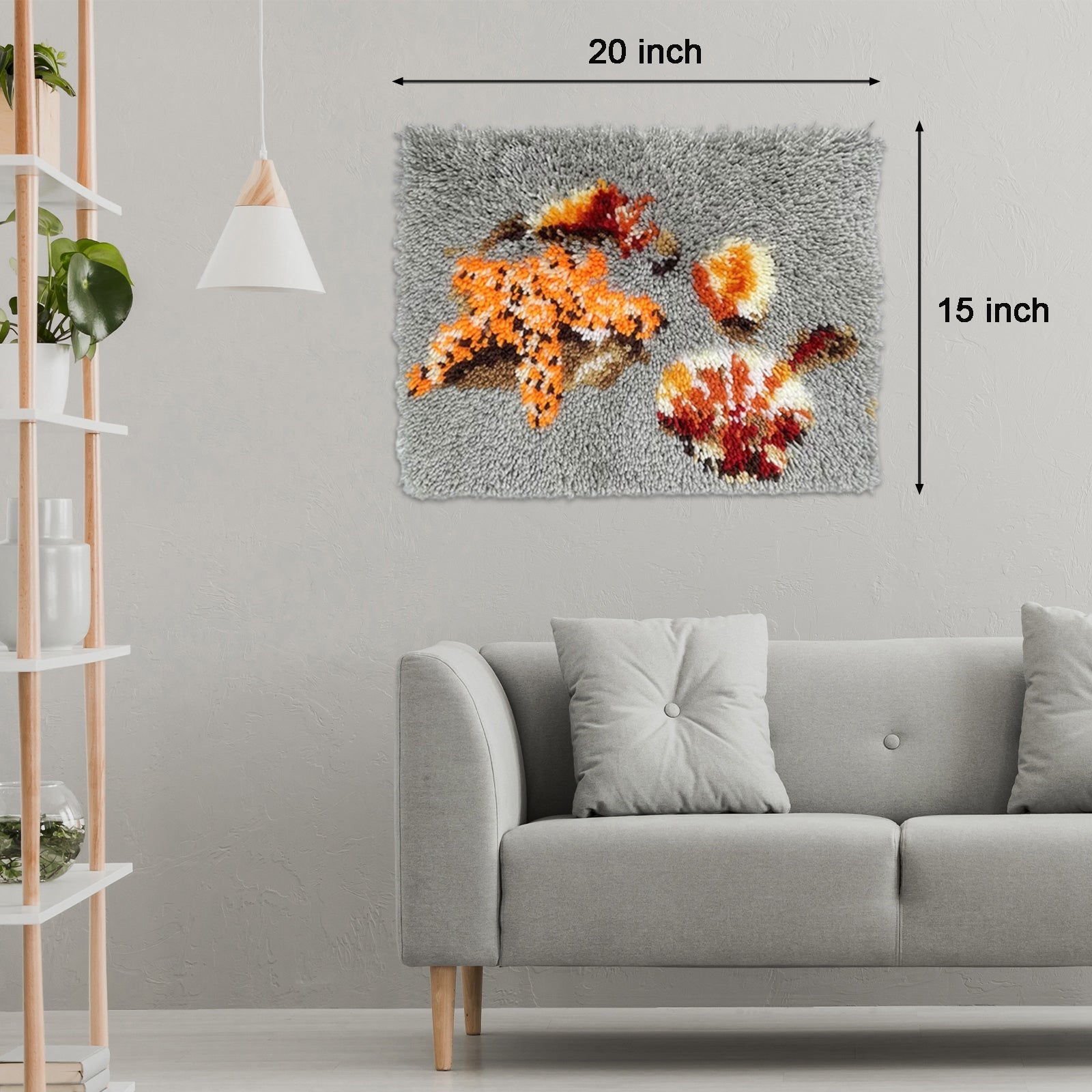 Shells on the Beach Latch Hook Rug Kit