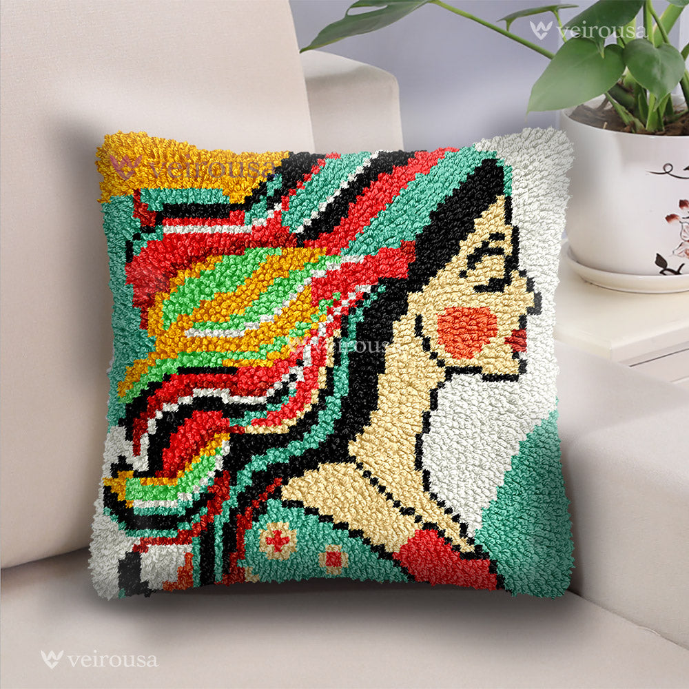 Veirousa Dearest Mom Latch Hook Pillow Kit